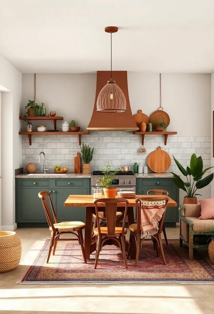 Earthy color palette:‍ Use⁢ warm, earthy tones like ⁤terracotta, sage green, and dusty‍ pink ‍to create a soothing bohemian⁣ atmosphere
