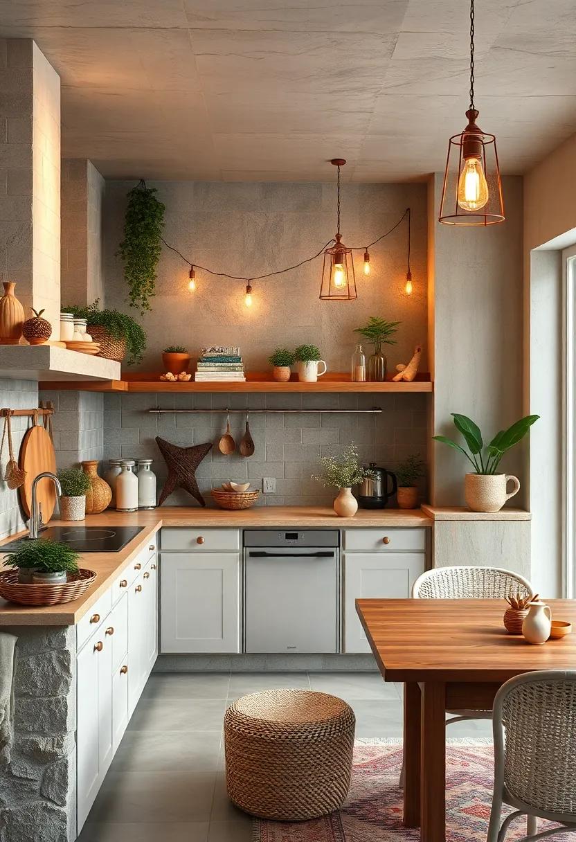Soft, ambient​ lighting: Use string ​lights ​or lanterns​ to ⁢create warm, welcoming lighting that ‌enhances the boho vibe