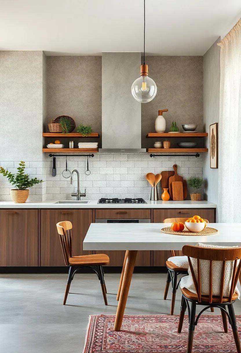 Wooden elements: Opt for wooden ‌cutting boards and utensils⁤ to ‍warm up⁣ the⁢ space and add an organic feel