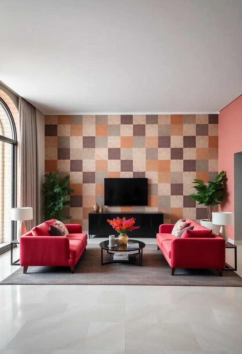 Exuberant Checkerboard: Go daring with⁢ a bold checkerboard design in contrasting colors,igniting a classic pattern with a contemporary ​twist