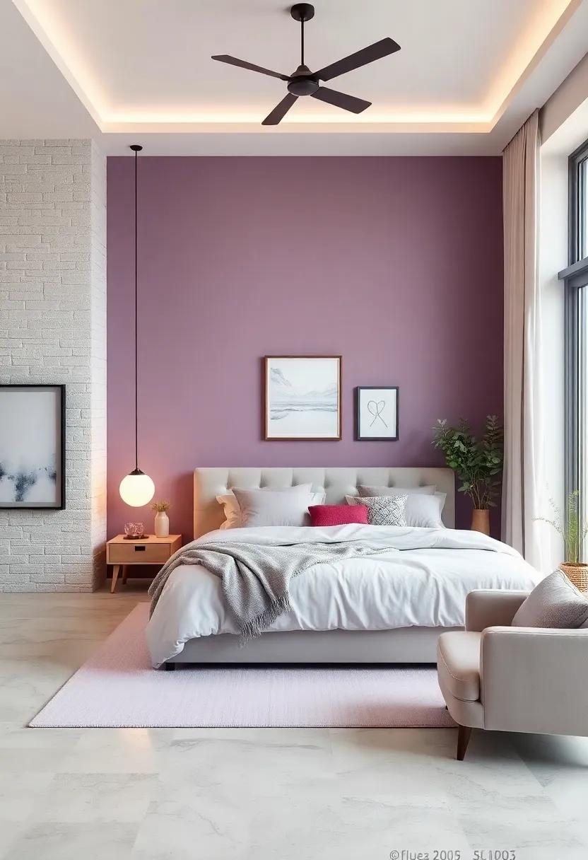 Frosted Lilac:⁢ With its cool, muted undertone, frosted lilac brings an ethereal quality ⁤to the bedroom, encouraging ​peaceful relaxation