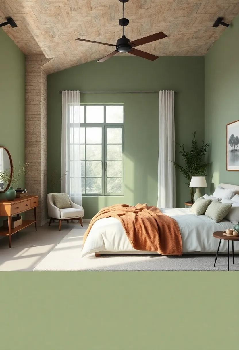 Gentle‌ Sage green: ⁣A subtle, earthy tone that connects you to​ nature; sage green⁤ brings ‍a refreshing vibe while remaining soothing and serene