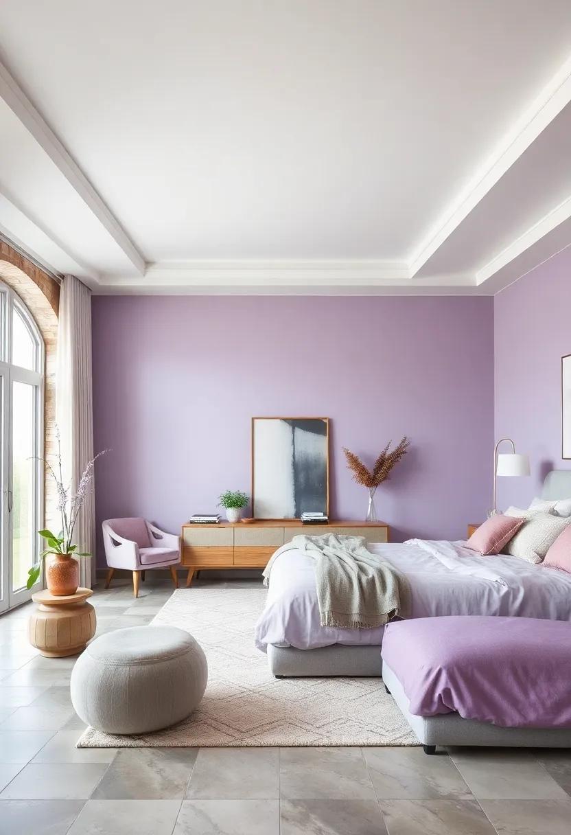 Silvery‌ Lavender: A blend⁢ of soft purple ⁣and silvery ⁢tones, this unique shade creates a serene ⁤environment that inspires peaceful reflection