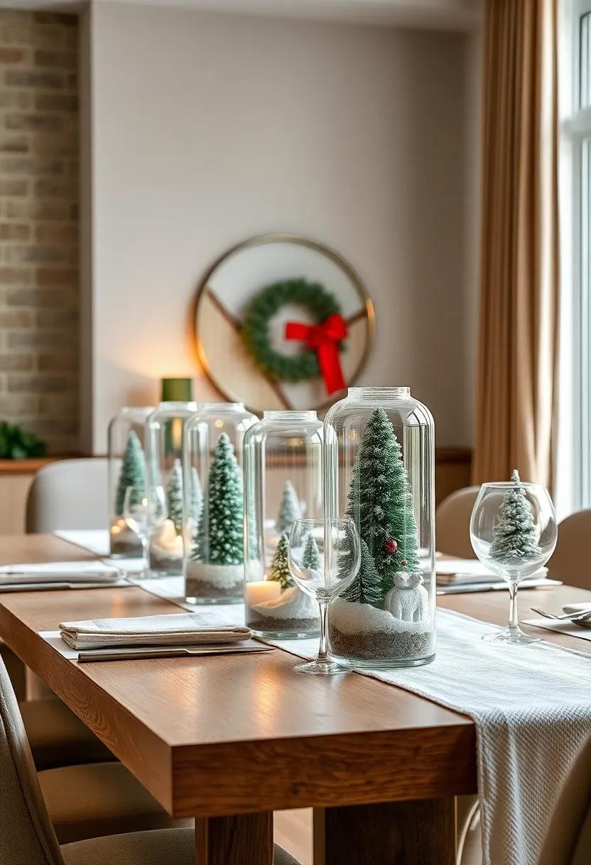 Tabletop Snow Globes: Create mini winter scenes within glass ⁢jars for an enchanting centerpiece that sparks conversation