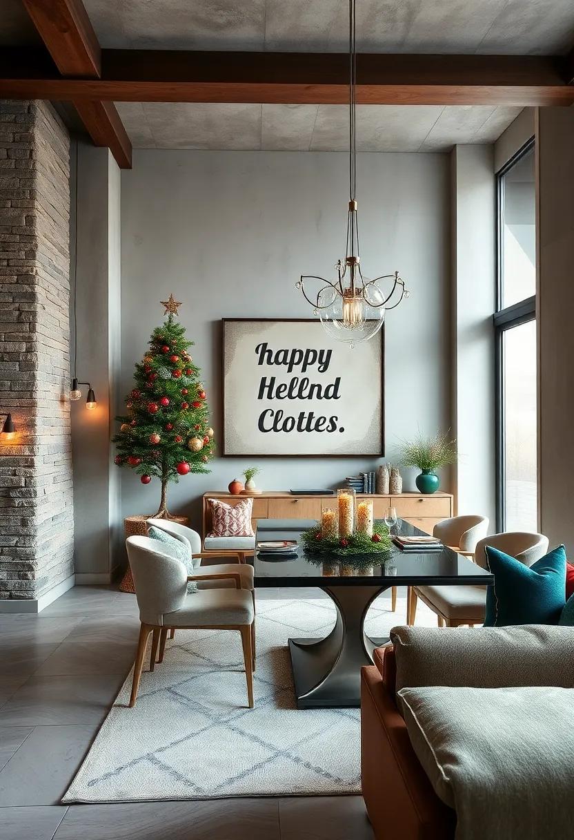 Holiday-themed Wall Art:⁤ Enhance the dining area with festive artwork⁣ or⁢ holiday quotes ​to inspire⁣ joy ⁢and conversation