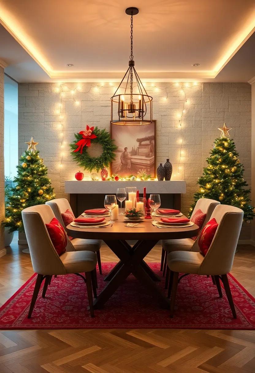 Magical Fairy Lights: Drape ‌soft fairy ‌lights around⁤ the table or above it for a sparkling ‍effect⁢ that adds a magical ⁣touch to your‌ dining‌ area