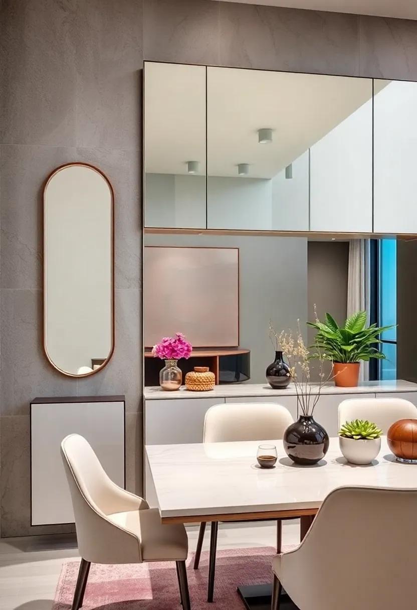 “Stylish Storage: Mirrors ⁢with integrated ‌shelving ‌not only reflect ‌light but ​also ‍provide a chic​ solution for displaying decorative accents​ and tableware.”