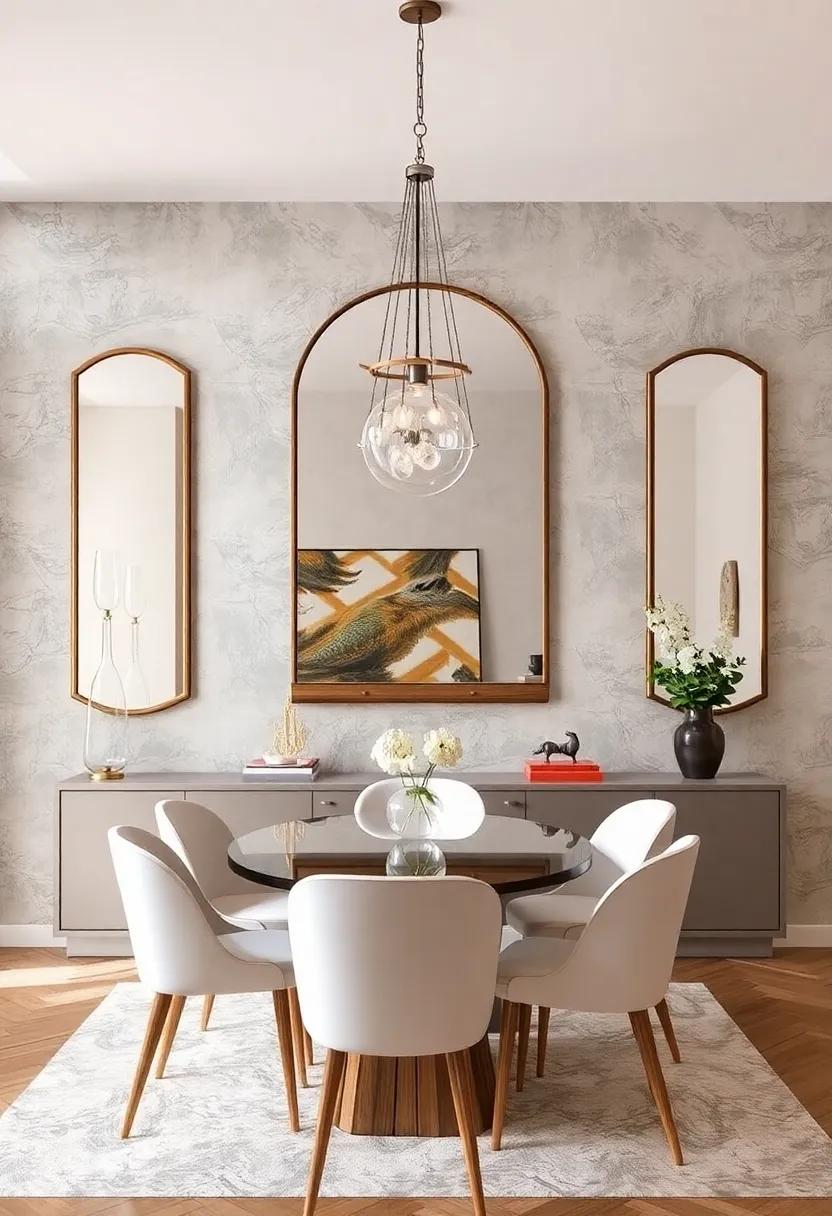 “Translucent Texture: ​A ‌frosted glass mirror introduces a dreamy quality, softening the⁢ light while maintaining an‌ elegant ​and refined look.”
