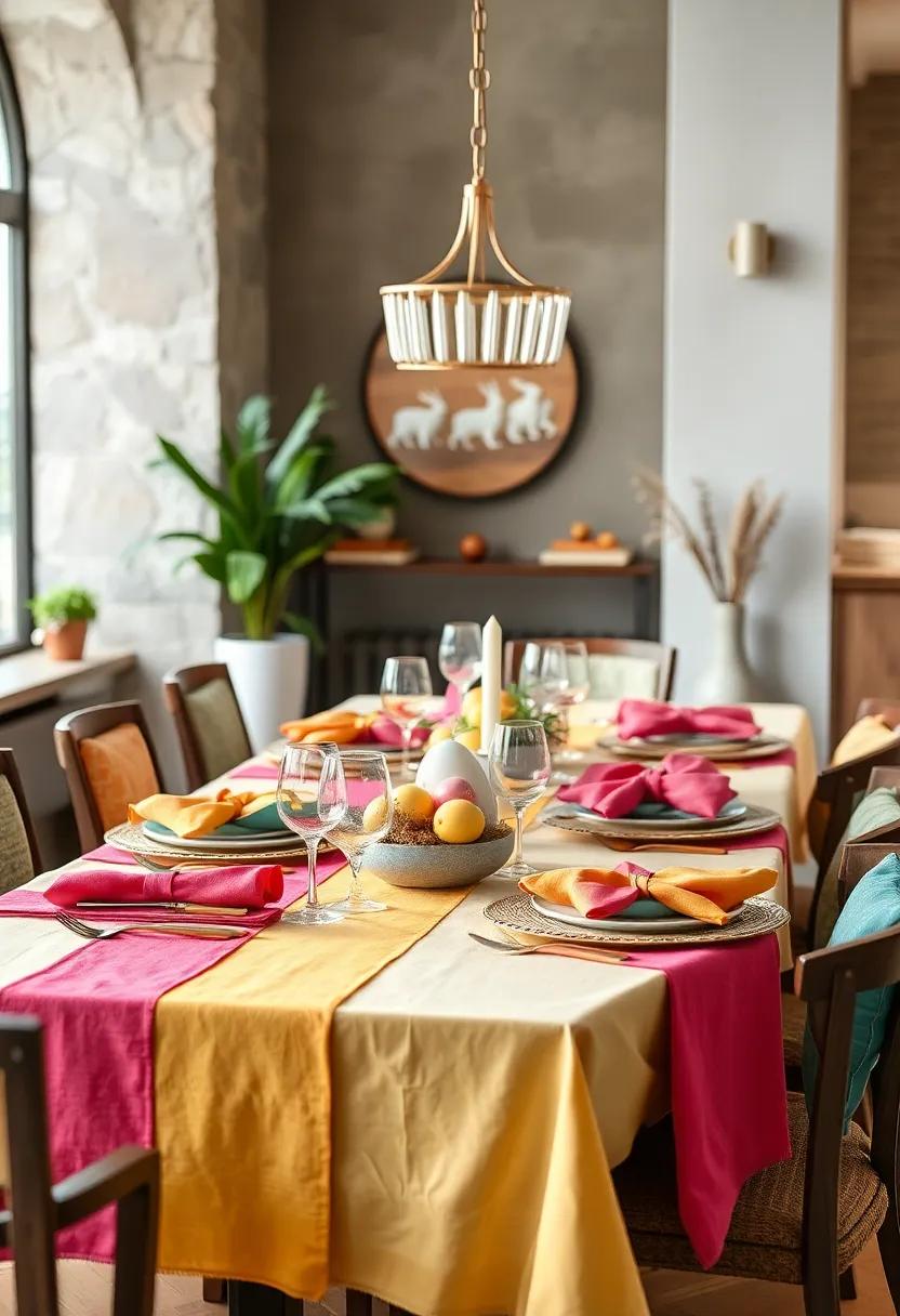 Colorful ⁤Linens:⁣ Opt for vibrant tablecloths and​ napkins ⁢in coordinating colors, ‌uplifting the​ overall mood while providing a pop of ⁤joy