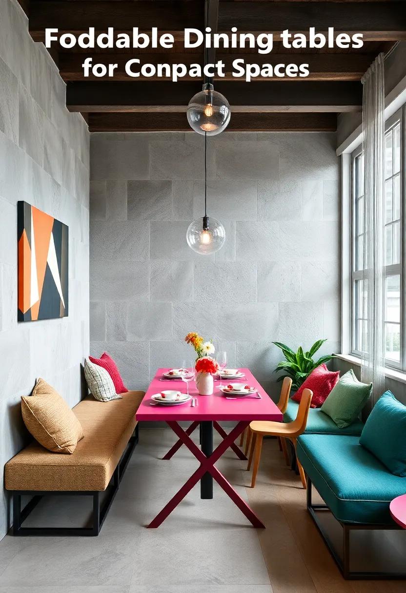 The Color ⁣Pop: Available ⁣in vibrant colors, this table⁢ adds a⁢ fun ⁢and playful touch ⁤to any compact space