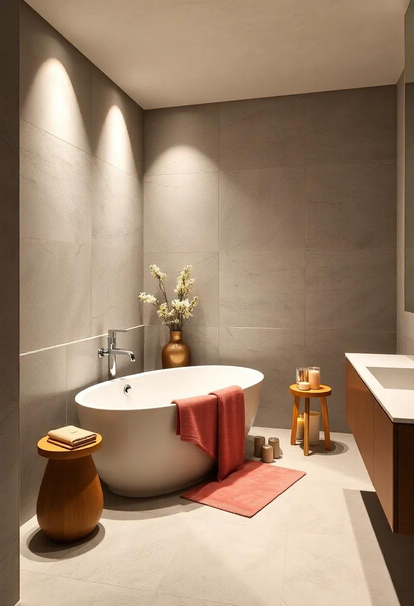 Spa-Like‌ Experience: Include dimmable lighting⁣ and aromatic candles around a freestanding tub to transform your‌ bathroom into a​ personal​ spa