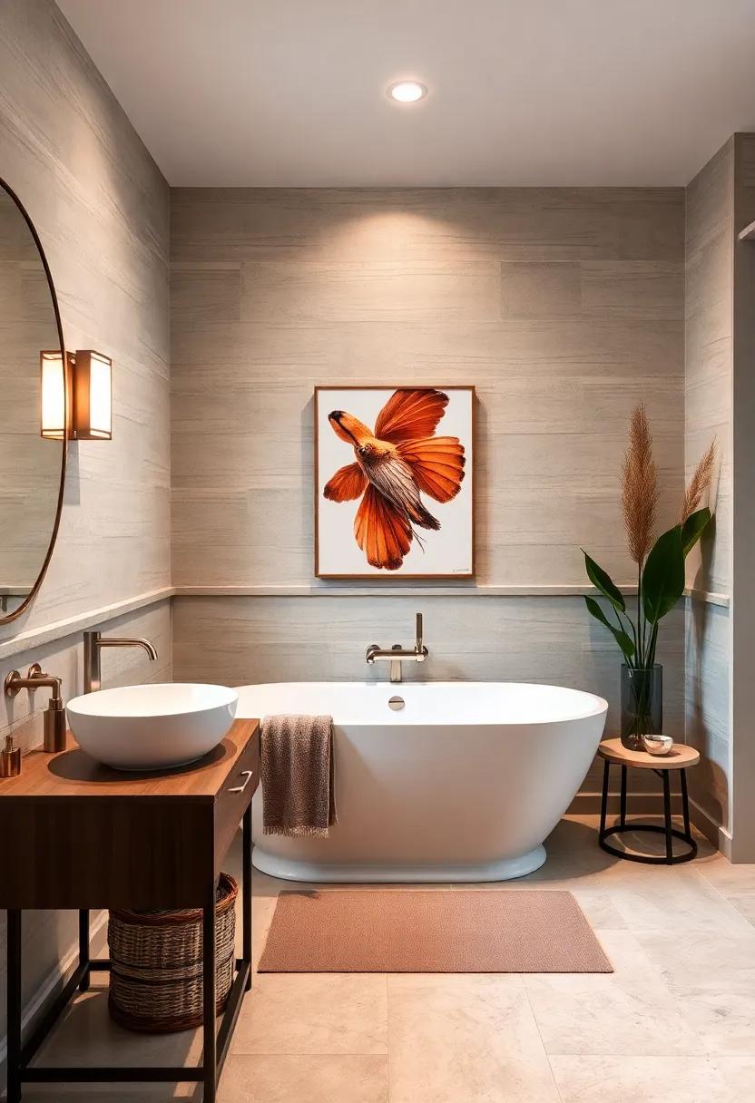 Textured Walls: Highlight ‌a freestanding‍ tub with ⁤beautifully textured wall finishes, such⁣ as wainscoting or⁣ shiplap, to add warmth⁢ and depth