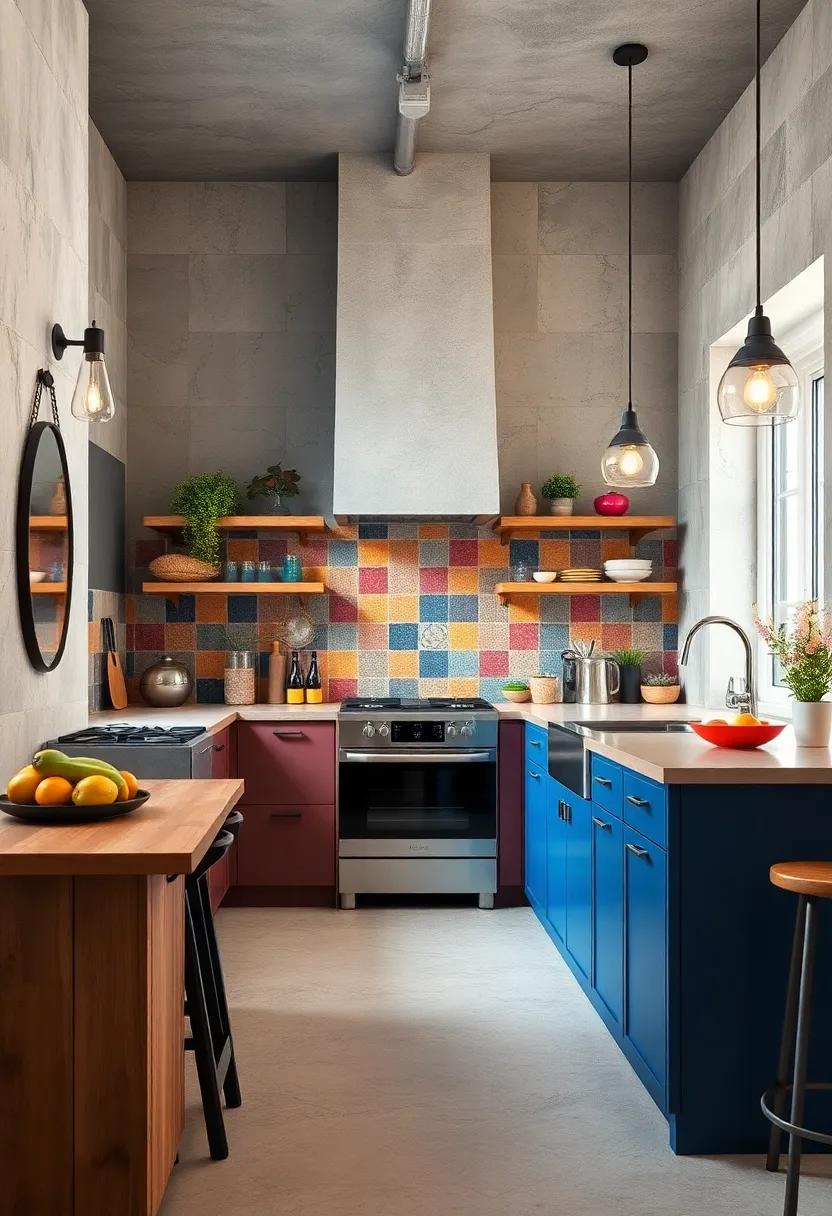 Colorful accent Tiles: ‌Bright, bold accent ⁢tiles can‌ break the monotony in‍ a neutral kitchen, ⁢adding​ personality and flair to ⁢space