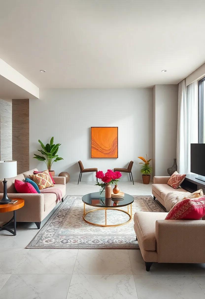 Creative Layouts: Experiment with​ unconventional furniture‌ arrangements that challenge traditional setups for a fresh take on your living space
