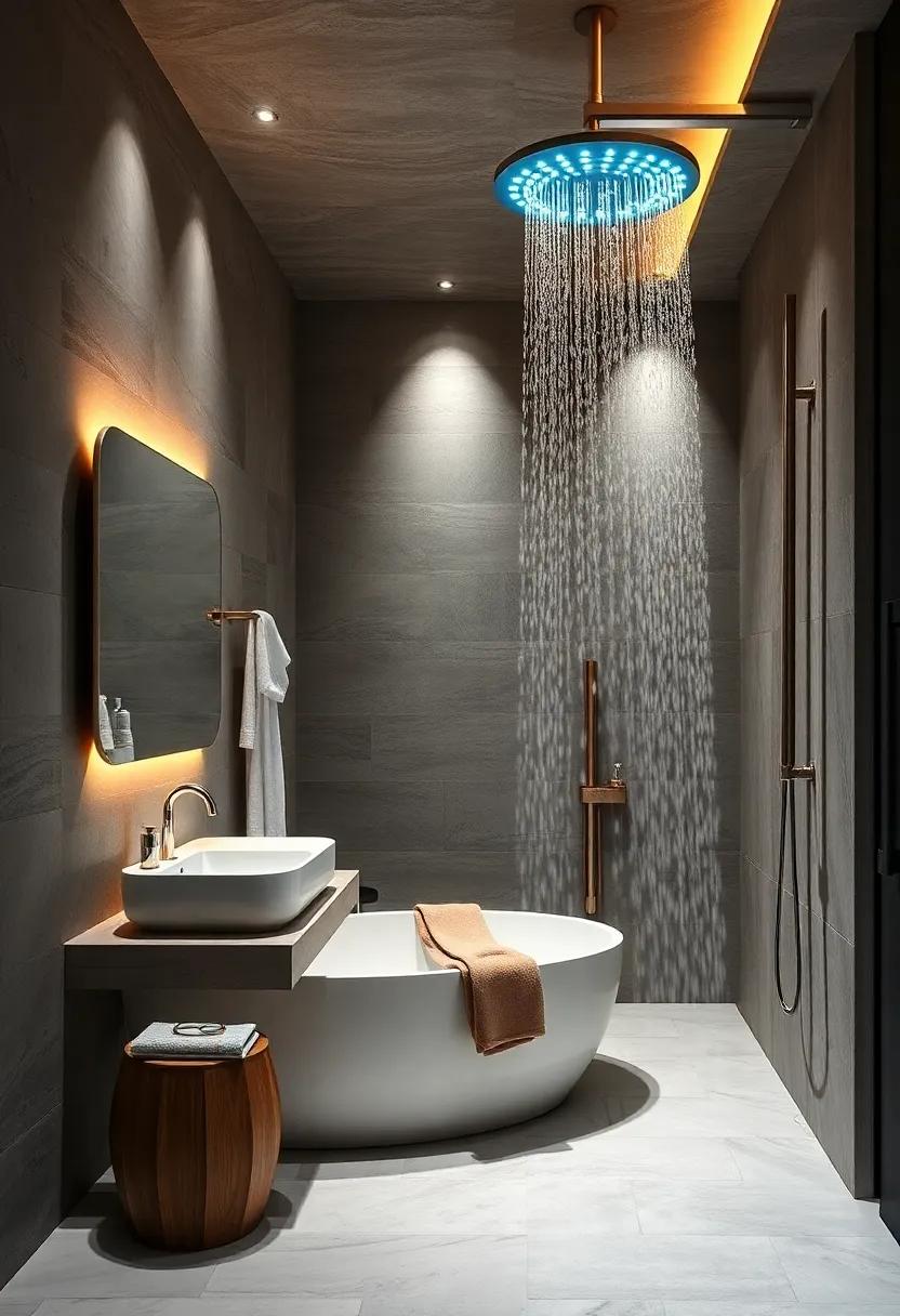 Temperature‌ Control ​Showerhead: Upgrade⁣ your shower ​experience with a‍ high-tech showerhead that ensures⁤ the perfect water temperature⁣ at all times