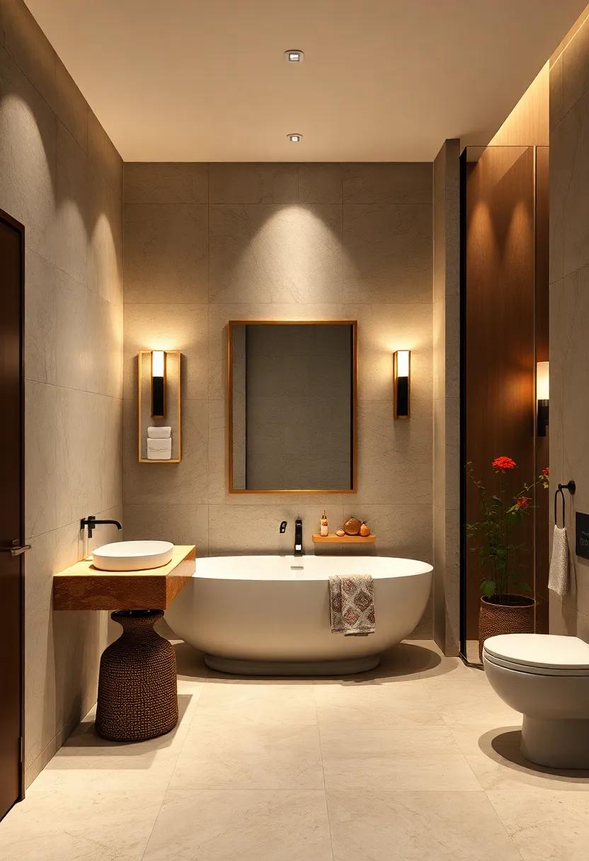 Ambient Lighting: Craft the⁤ perfect mood with adjustable ⁣lighting options, incorporating dimmers ⁢and sconces for a luxurious ambiance
