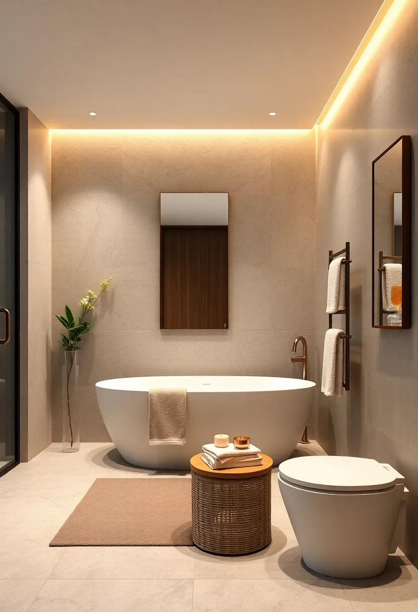 Chilled⁣ Towel Racks: Experience‍ luxury at its finest with heated towel racks that provide comforting warmth after a​ bath or shower