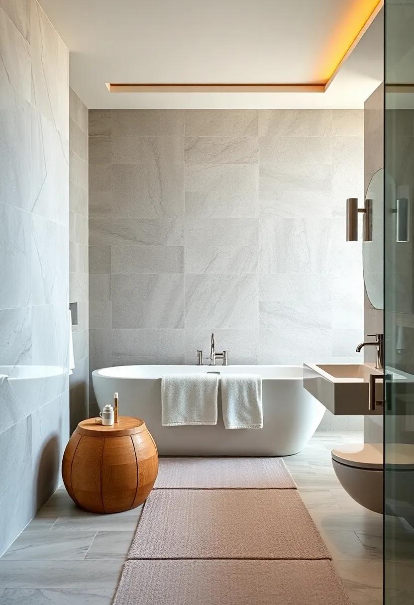 Luxurious ⁤Bath‍ Linens: Wrap yourself in plush, oversized towels made ⁣from the finest‍ materials, adding a touch of softness and sophistication