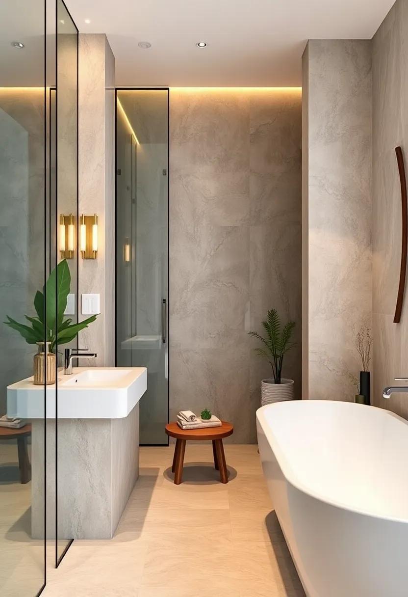 Privacy‌ Enhancers: Add frosted ‍glass panels or strategically placed plants to ⁢maintain a tranquil‌ atmosphere while⁤ ensuring privacy