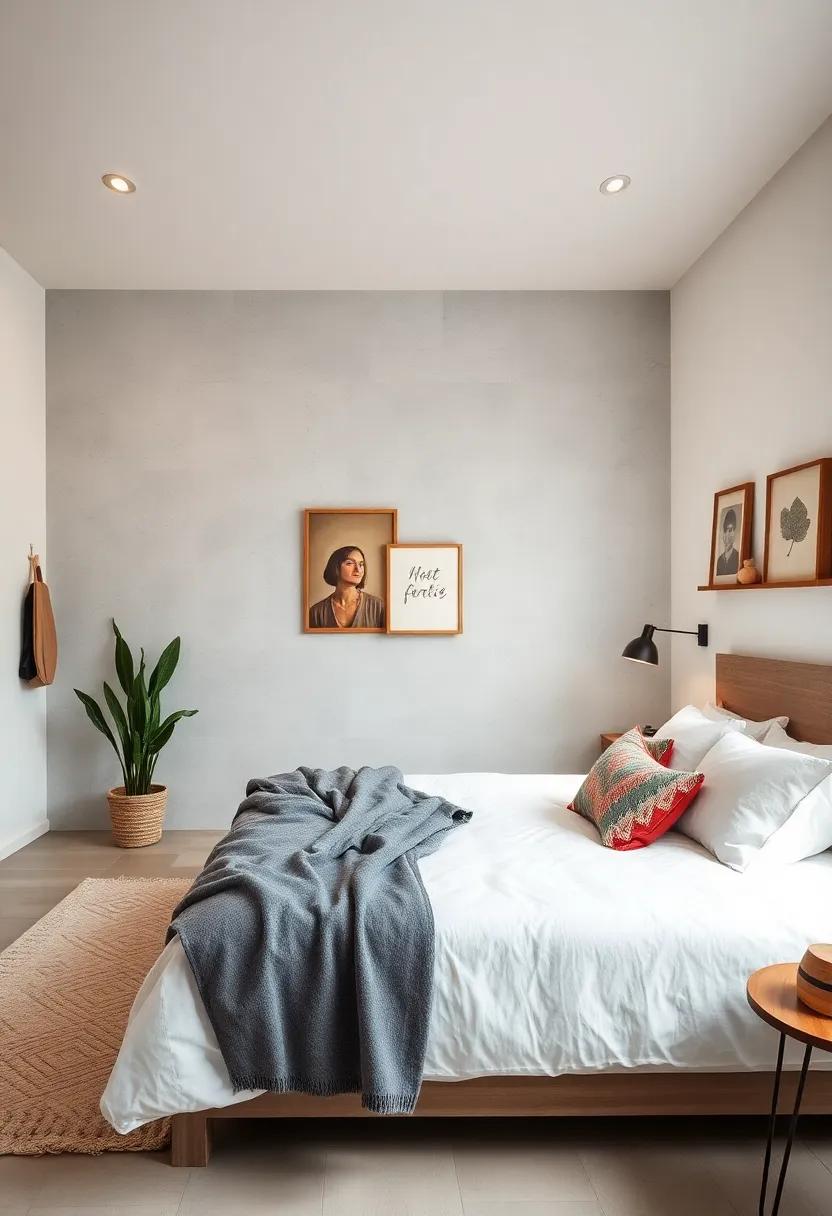 Add ⁣subtle⁣ rustic ‌touches through wooden picture ⁣frames or wall hooks,introducing personal flair without ⁢excess