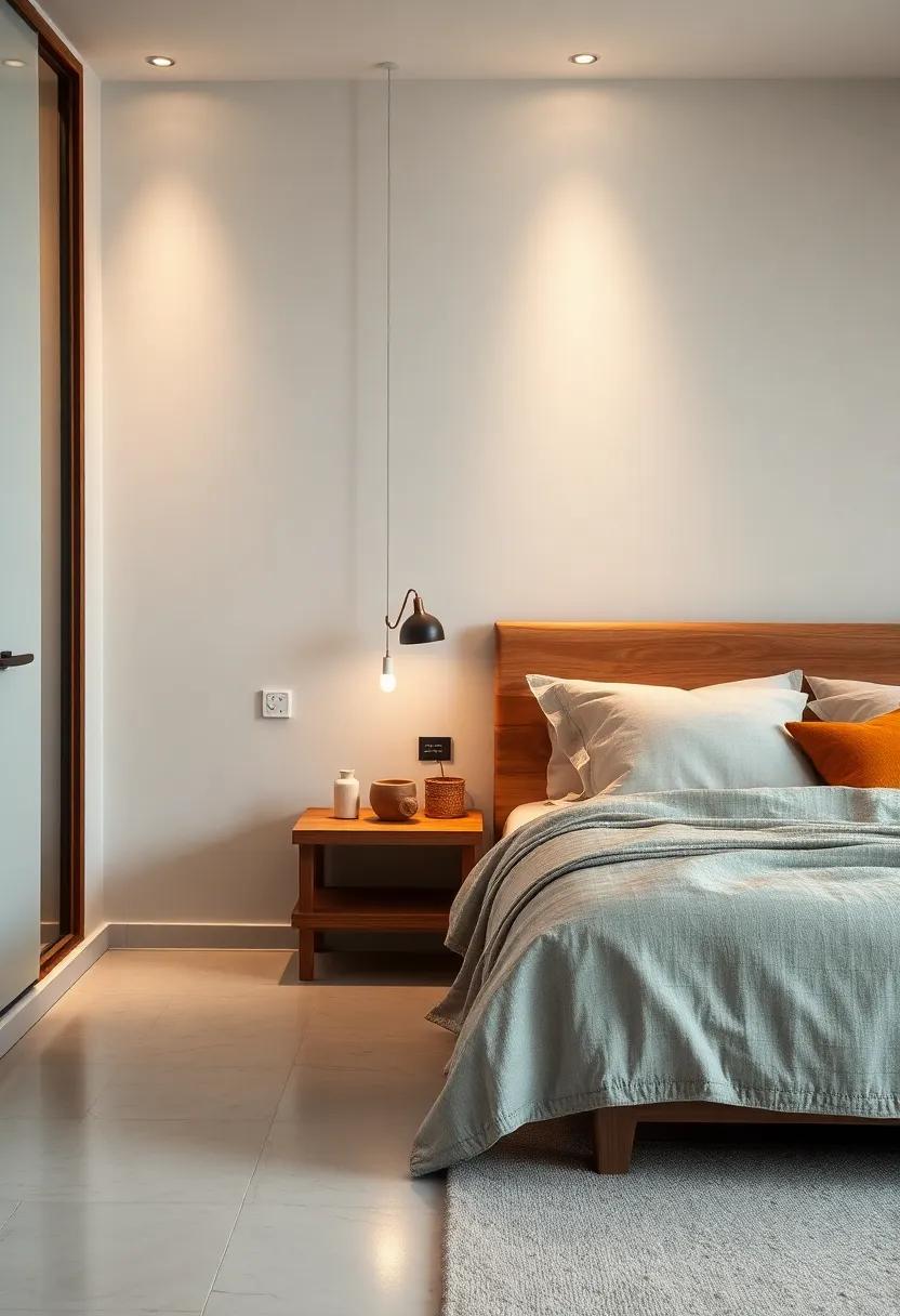 Incorporate ‌a simple wooden nightstand to ‌complement your bed, providing​ a functional yet stylish surface for your essentials