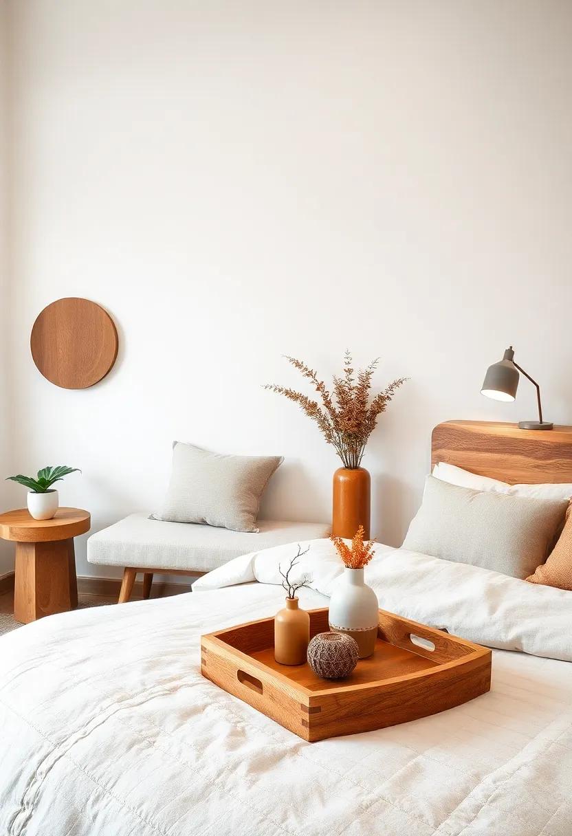 Use decorative wooden ⁢trays on ⁢your ⁣dresser or nightstand for ⁢a tidy way ⁣to organize small ⁣items