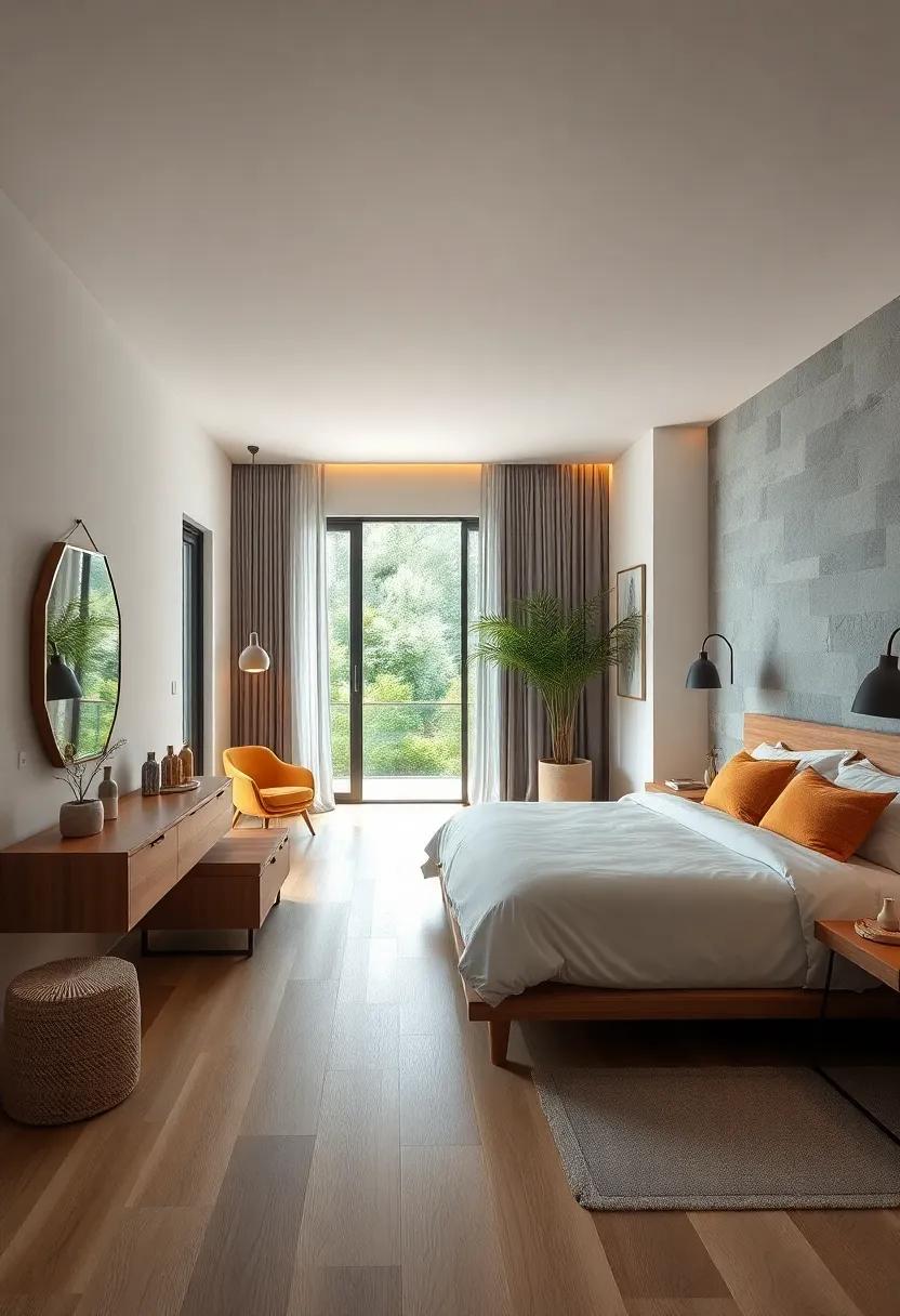 Utilize wood in your flooring choices, opting⁣ for ​light-toned planks that ground‌ your space with ⁣warmth