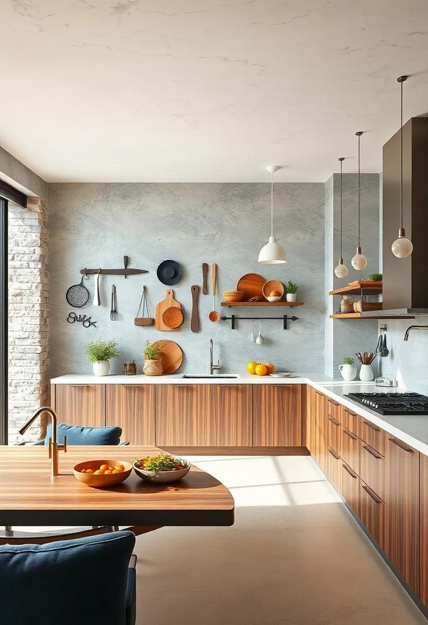 Include a Culinary Wall: Dedicate a wall to culinary ⁣inspiration with an artful display of utensils, recipes, and your favorite kitchen‍ gadgets