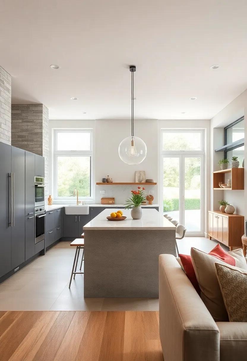 Incorporate a ⁢Kitchen Island:‌ Enhance functionality​ with a spacious⁢ kitchen⁣ island that serves as⁤ both ‌a prep area and a casual‌ dining spot