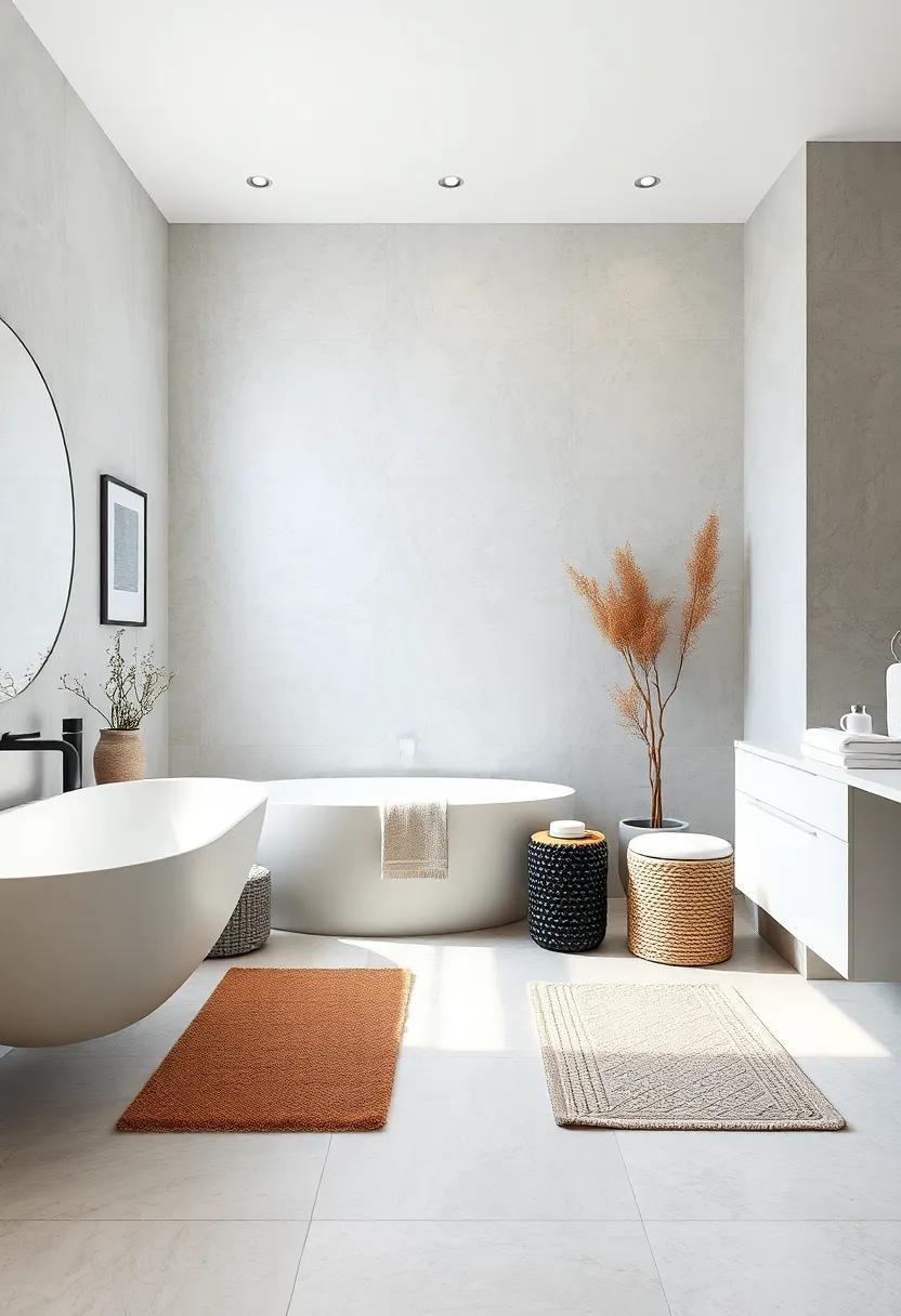 Neutral Floor Mats: Select​ simple, plush mats in soft colors or ⁤materials that contribute ​to a ​welcoming yet understated feel