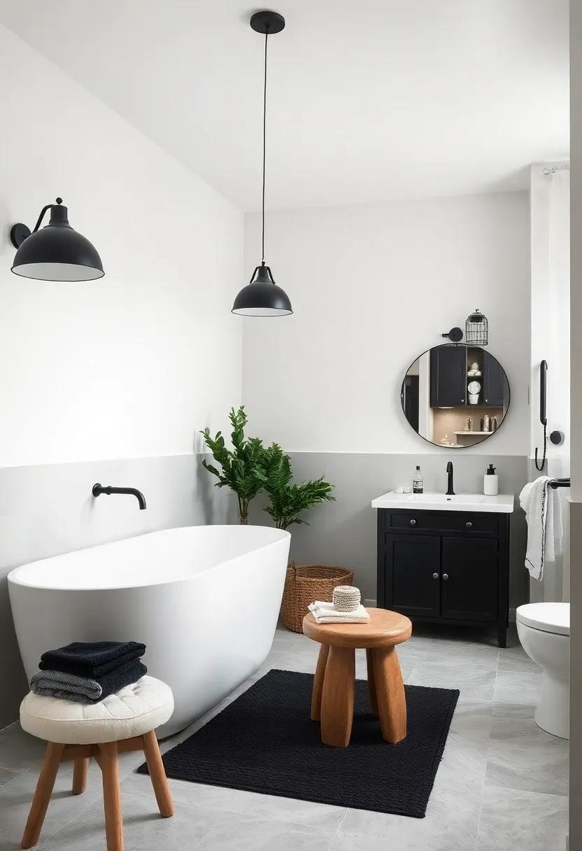Vintage Accents: ⁢Incorporate⁣ a ‌vintage black ‌or white⁤ piece,like ​a‌ stool or cabinet,for an​ unexpected touch‍ of charm ‍amidst modernity