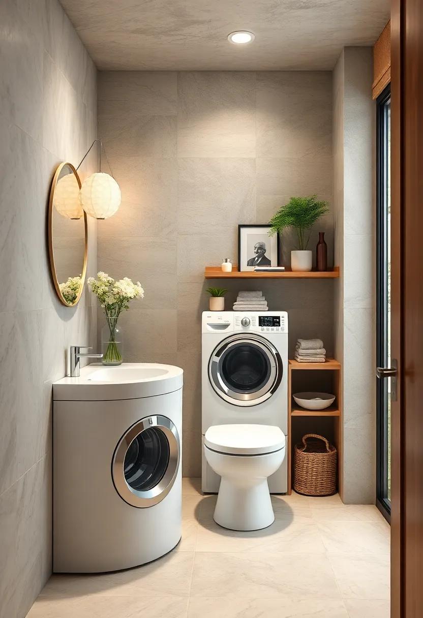 Clever Corner Solutions: Use a corner pedestal washer with⁤ built-in ‍shelves to make the most of a tight space while maintaining style