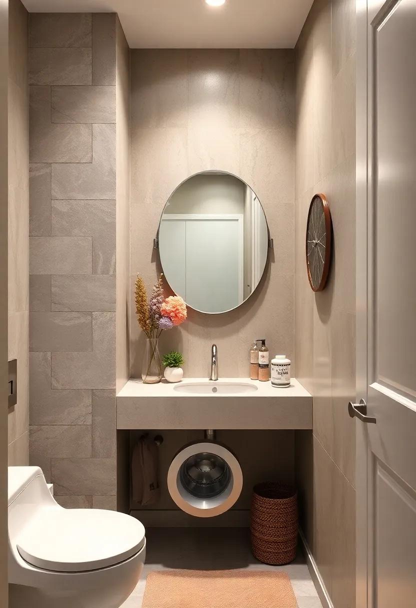 Under-Sink Washing: Consider a mini washing machine that fits snugly under your bathroom sink,⁣ perfect for quick ‍loads without taking ⁤up too much space