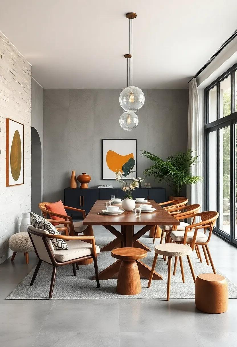 Mixed Seating: Experiment with an eclectic mix ⁢of chairs,benches,and ⁣stools to create an inviting and dynamic atmosphere