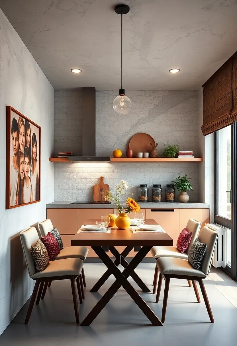 Compact Dining Solutions: Opt for a⁢ wall-mounted folding table ​or ⁢drop-leaf⁤ dining set that can be packed away when not in use