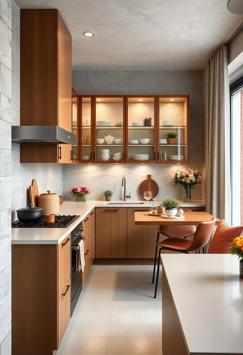 Glass Front Cabinets: ‍Opt ⁤for glass-front cabinetry ‌to display your dishware while ⁢creating an illusion of depth and openness