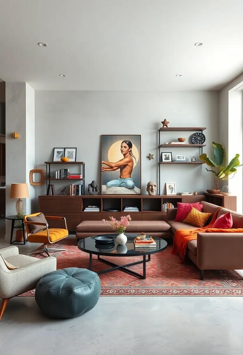 Opt for sleek, minimalist shelving units to display your curated collection of books, art,⁤ and travel souvenirs
