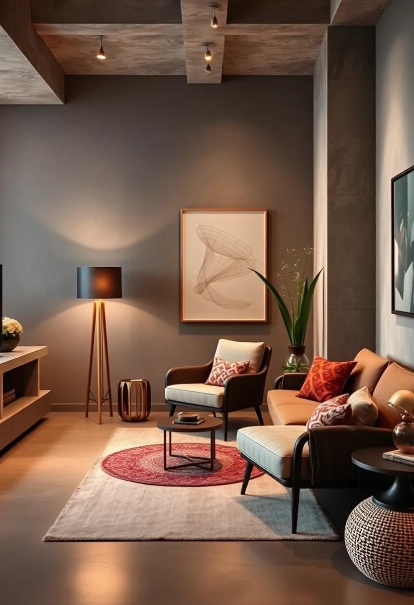 Create ⁤a cozy reading nook with a stylish floor lamp and an armchair featuring boho-inspired prints or ⁣textures
