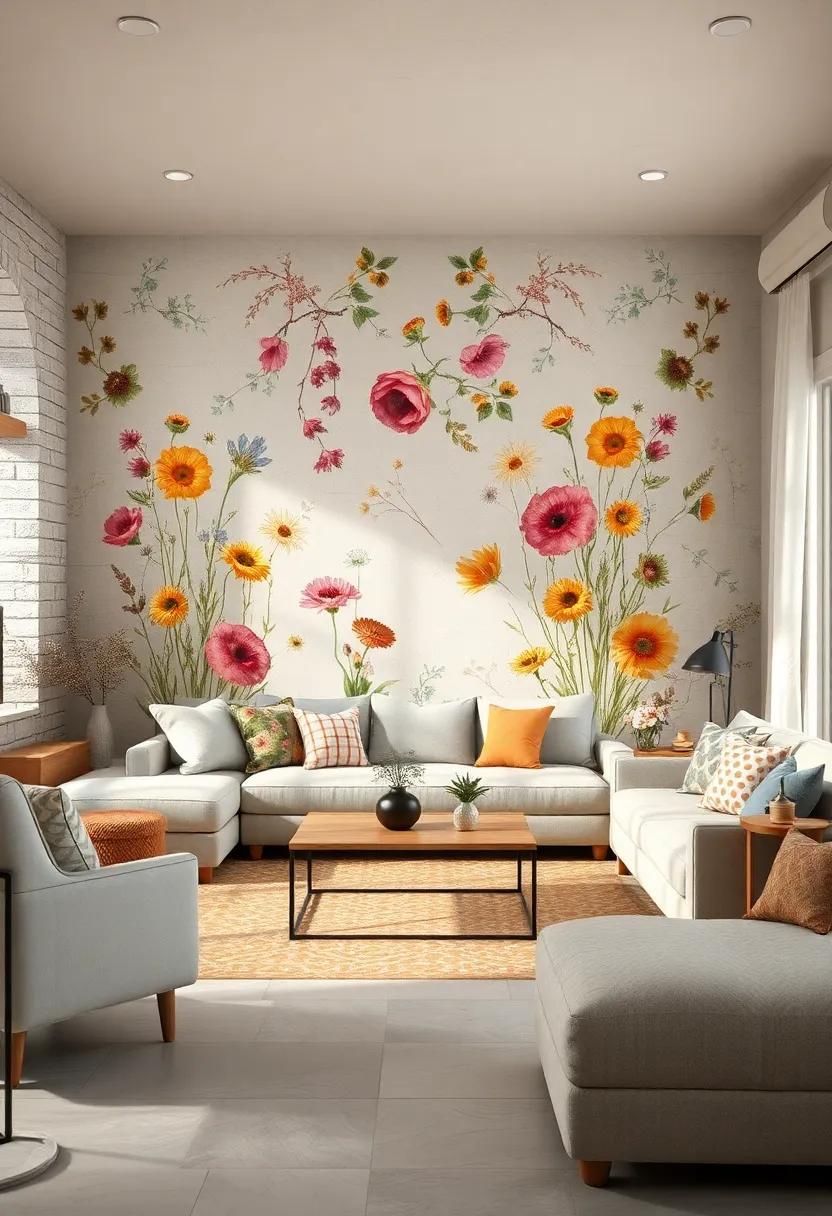 Channel vintage charm with bold, 1970s-style florals that⁣ bring vibrant energy⁢ to any room