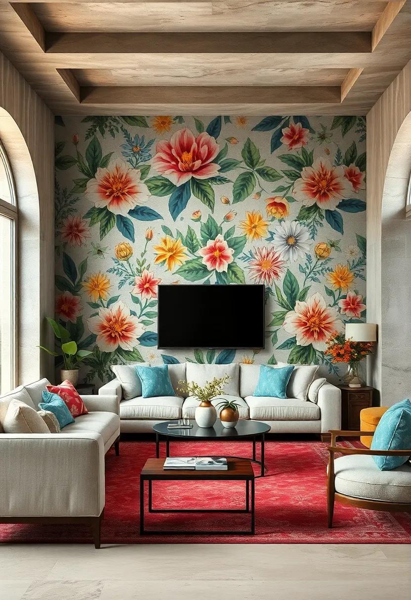 Make‍ a statement with Art deco-inspired floral prints, merging vintage flair with sophisticated geometry
