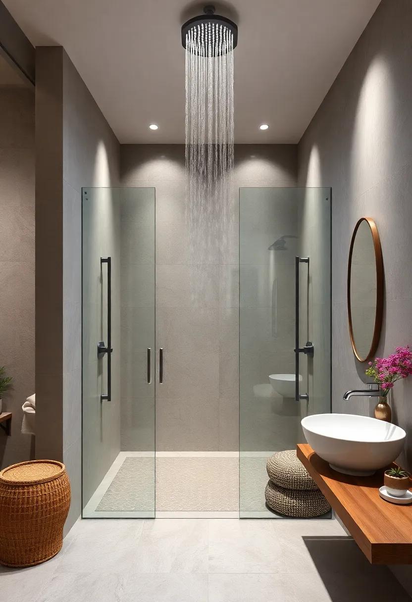 Rainfall Showerhead: ‌Install a rainfall showerhead to mimic the gentle patter of ⁤rain, turning your ⁤daily rinse into a rejuvenating experience