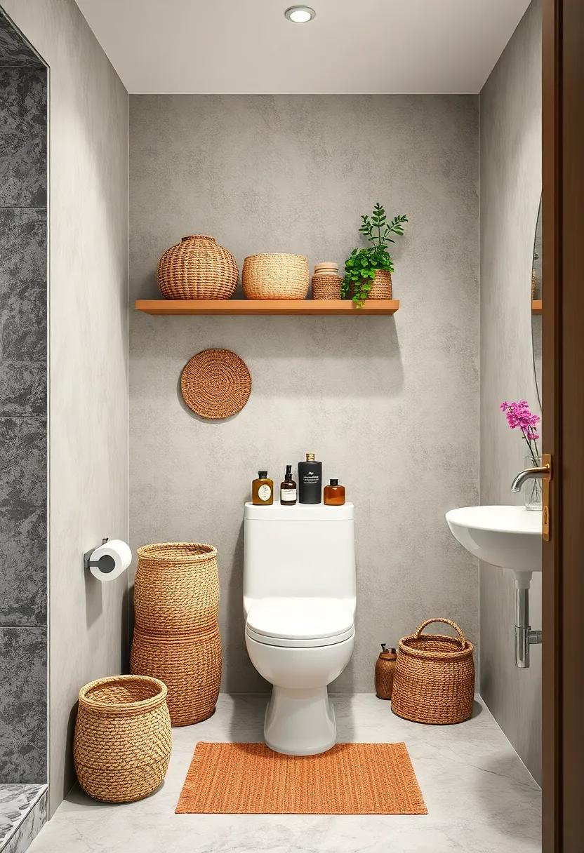 Baskets and Storage: Incorporate woven baskets to keep the area tidy while creating visual interest⁢ with texture