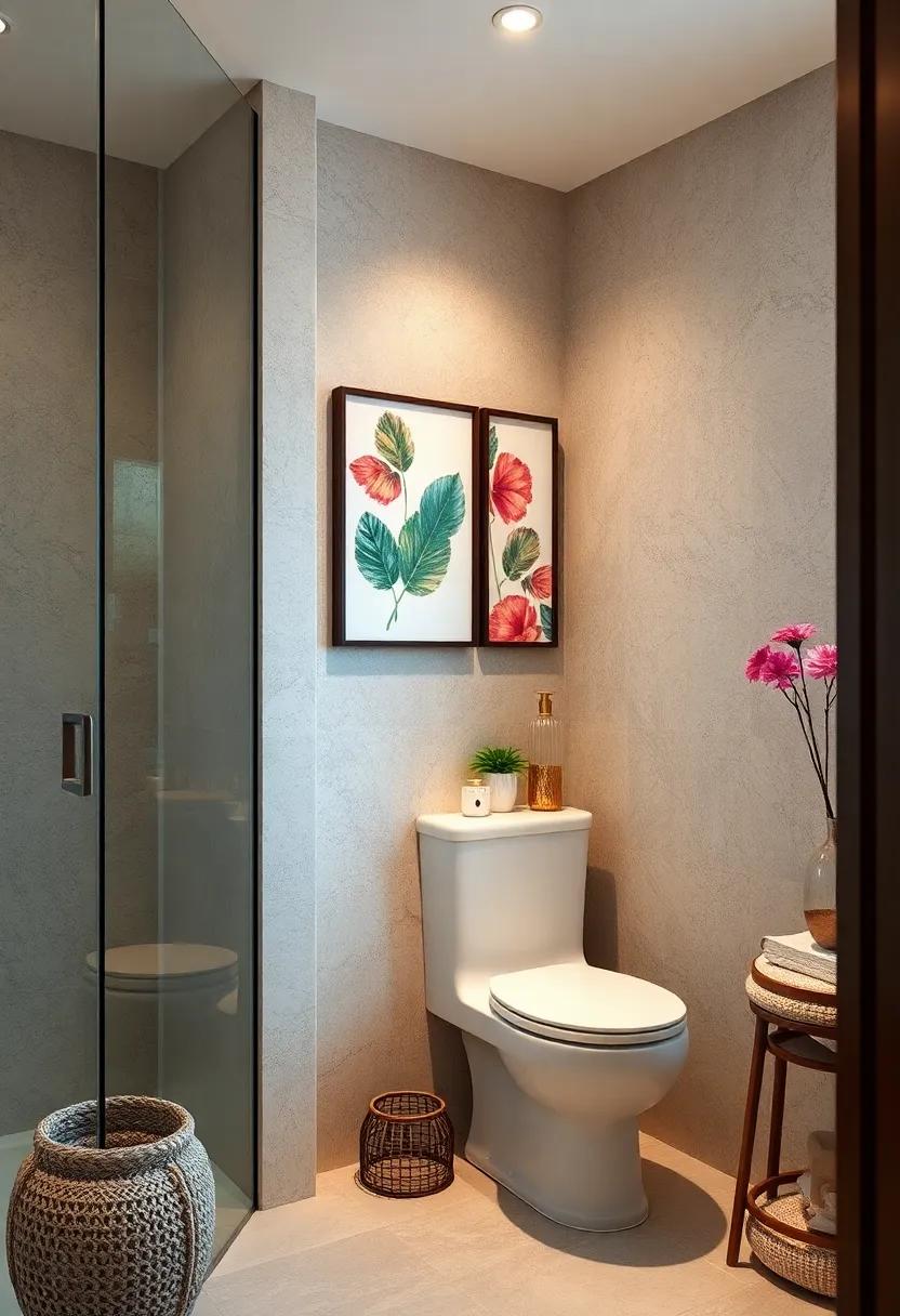 DIY Art: Get‌ creative by ⁣hanging your own DIY artwork, making⁢ your bathroom uniquely yours