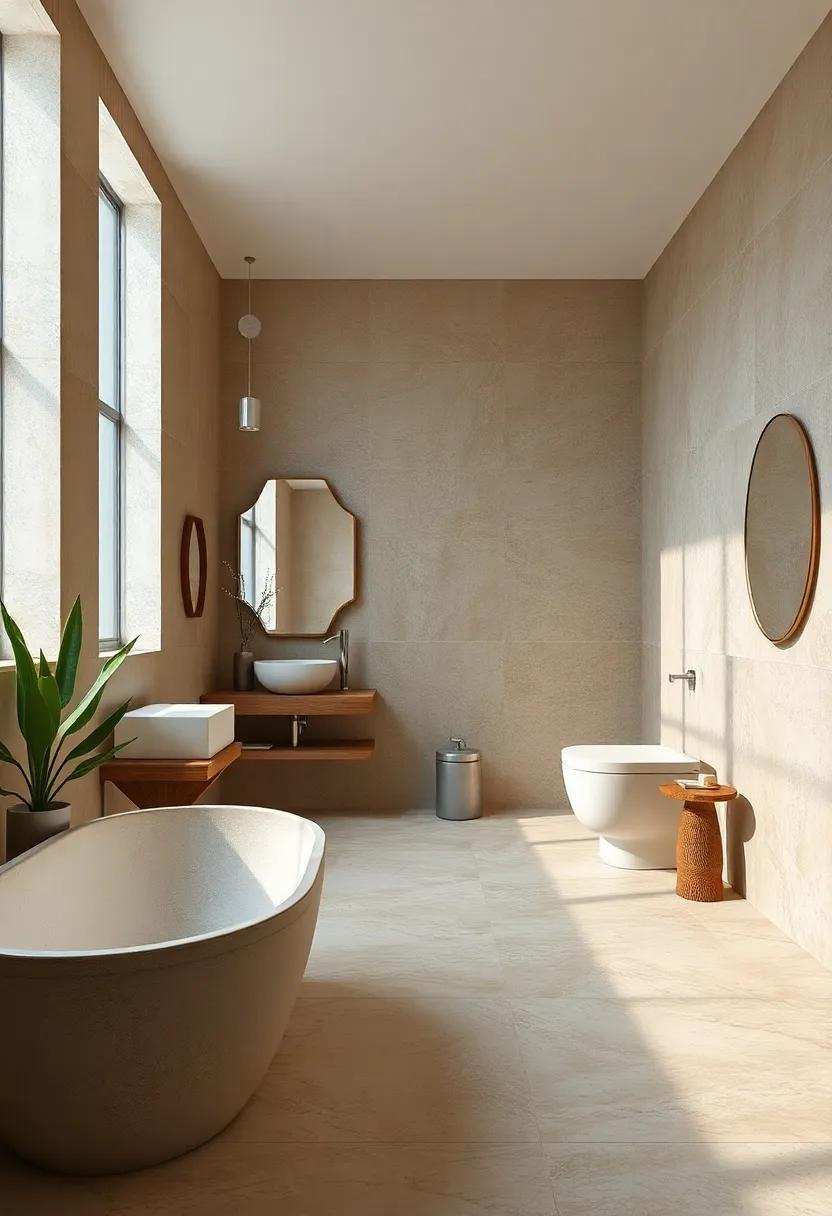 Light Sandstone: Light sandstone tiles can create a spa-like feel, ‌infusing your bathroom with natural beauty and warmth