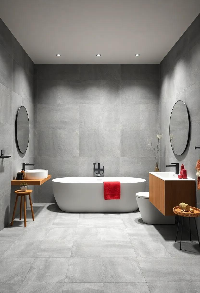 Pale Gray Panels: Install pale gray panel tiles for a sleek and contemporary ⁢look that pairs ‌well with various decor styles