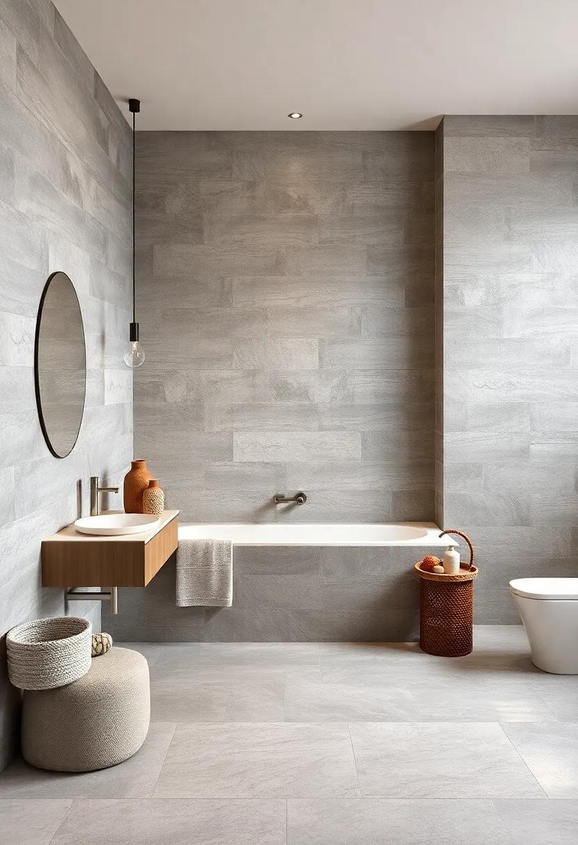 Warm Gray Rectangles: Rectangular warm gray tiles ⁤introduce a modern touch while remaining versatile and sophisticated