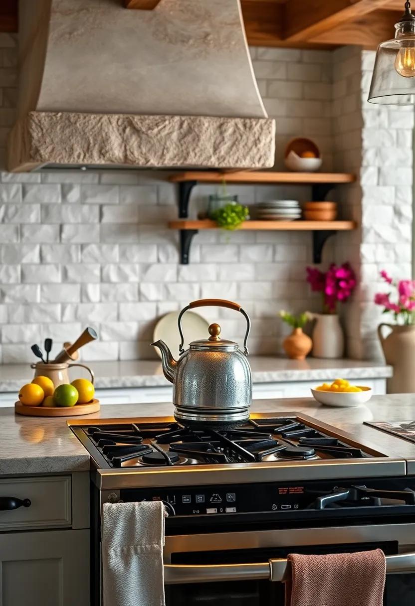 A Charming Tea Kettle: Elevate your stovetop ​with a vintage-inspired tea kettle that serves as both a functional tool and ‍a style statement
