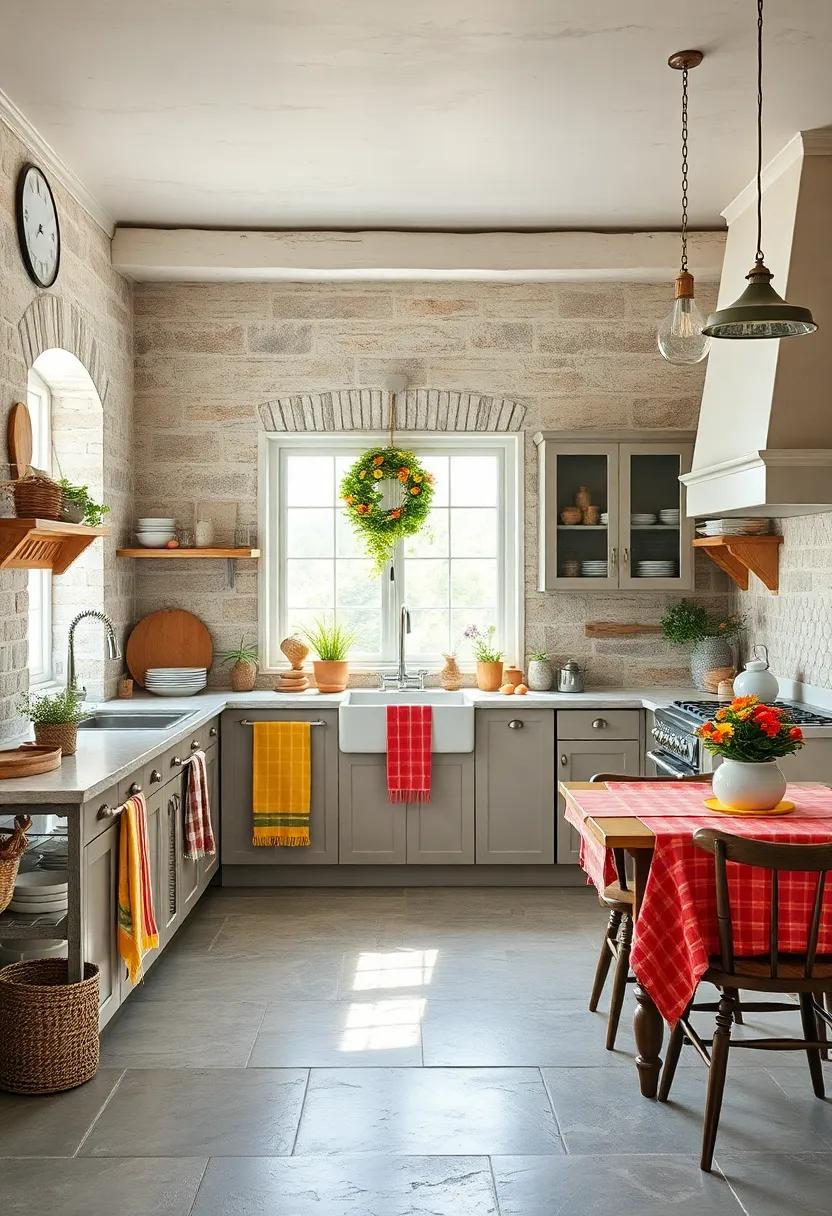 Colorful Linens: Add life and⁢ color to your kitchen with cheerful‌ dish ⁢towels, aprons, ⁢and‍ tablecloths that can​ easily ⁢be ‍swapped out with the seasons