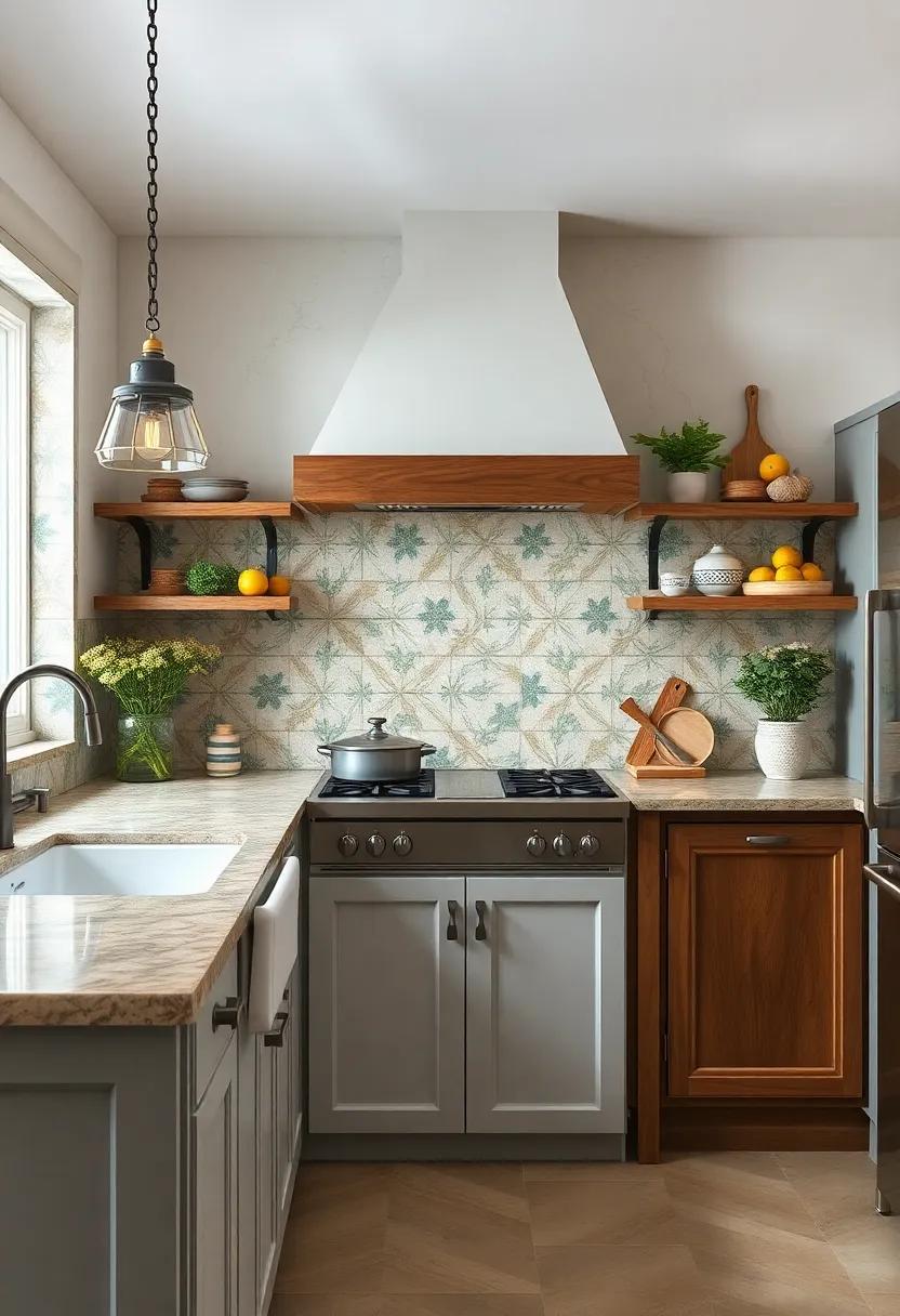 Hand-Painted ⁤Tile Backsplash: Add personality and color with hand-painted ceramic tiles that reflect ⁤your ⁣unique taste and the cottage aesthetic