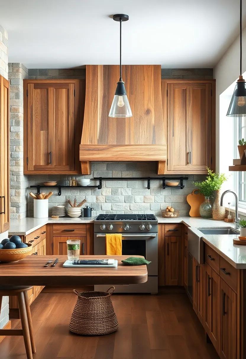 Reclaimed Wood Cabinets: Embrace sustainability and style with⁤ cabinets made from reclaimed⁣ wood,⁢ bringing warmth and character to your space